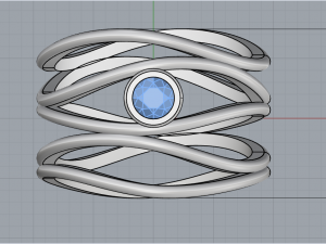 Ring 1858 Modello di stampa 3D