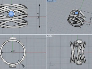 Ring 1858 3D Print Model