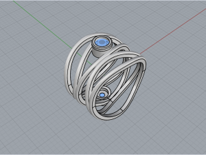 Ring 1858 Modello di stampa 3D