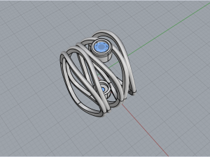 Ring 1858 Modello di stampa 3D