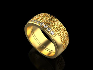 Ring 1865 3D Print Model