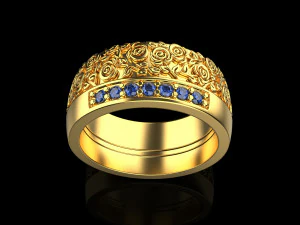 Ring 1865 3D Print Model