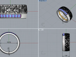 Ring 1865 3D Print Model