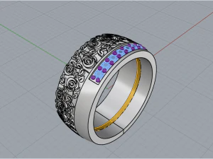 Ring 1865 3D Print Model