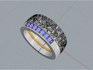Ring 1865 3D Print Model