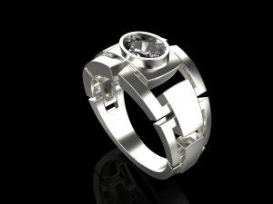 Man ring 1876 3D-printmodel