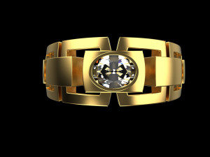 Man ring 1876 3D-printmodel