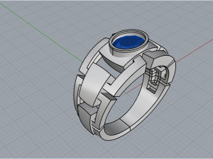 Man ring 1876 3D-printmodel