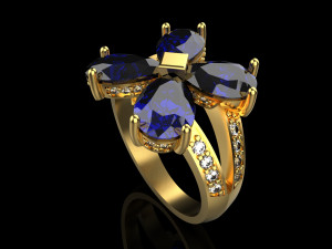 Ring 1890 3D Print Model