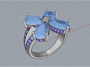 Ring 1890 3D Print Model