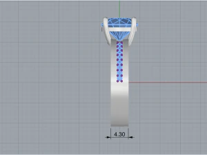 Engagement Ring 1894 3D Print Model