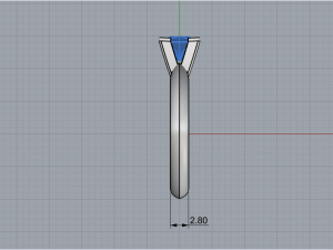 Engagement Ring 1908 3D Print Model