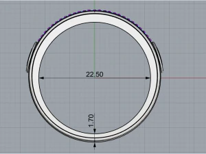 अंगूठी 1915 3D प्रिंट मॉडल