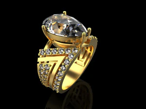 Anello 1921 Modello di stampa 3D