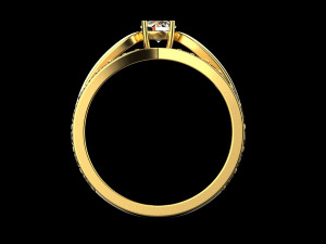 Engagement Ring 1923 3D Принт Модель