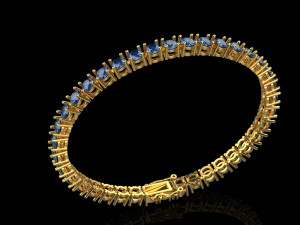 Tennis Bracelet 1262 3D Baskı Modeli