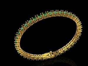 Tennis Bracelet 1262 3D Baskı Modeli