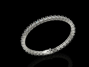 Tennis Bracelet 1262 3D Baskı Modeli
