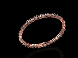 Tennis Bracelet 1262 3D Baskı Modeli