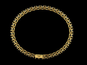 Tennis Bracelet 1262 3D Baskı Modeli