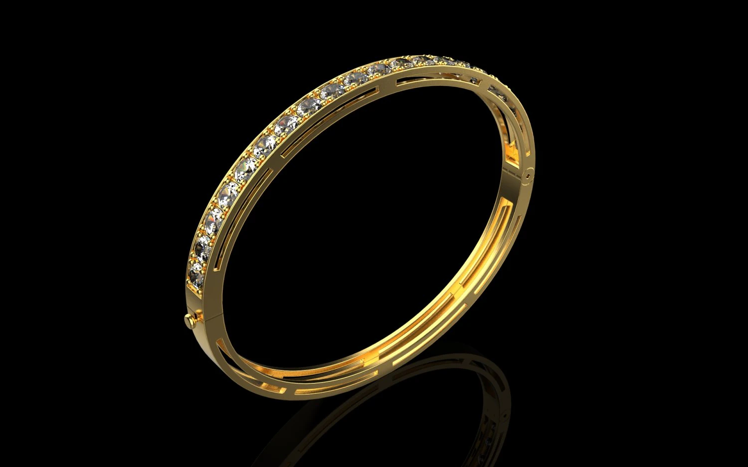 Bracelet 1945 3D Print Model .c4d .max .obj .3ds .fbx .stl .blend