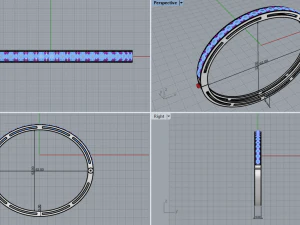 Bracelet 1945 3D Print Model