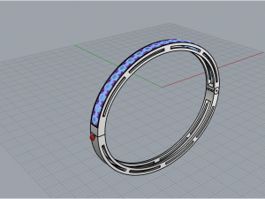 Bracelet 1945 3D 프린트 모델