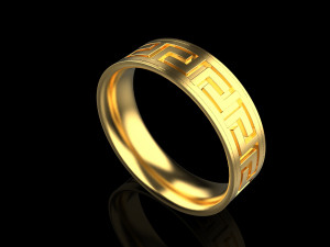 Ring versace 1949 Modelo de Impressão 3D
