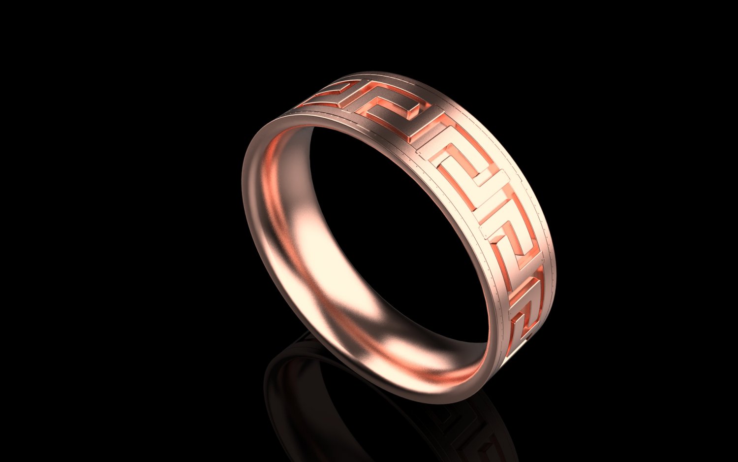 Versace rose ring discount