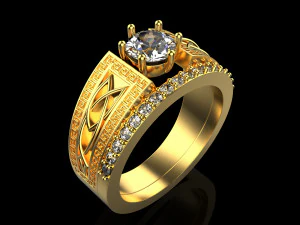 リング 1952 3Dプリントモデル