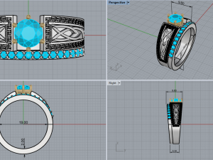 Ring 1952 3D-Druckmodell