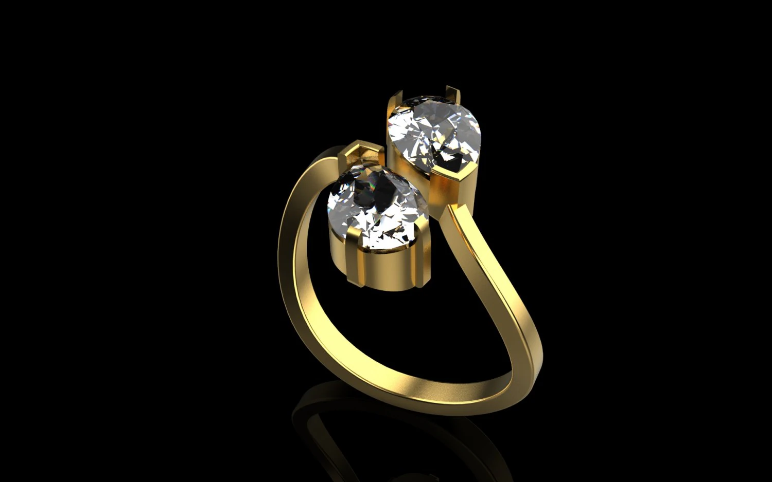 Ring 1955 3D Print Model .c4d .max .obj .3ds .fbx .stl .blend