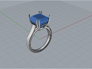 Ring 723 3Dプリントモデル