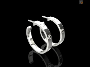 झुमके 723 013 3D प्रिंट मॉडल