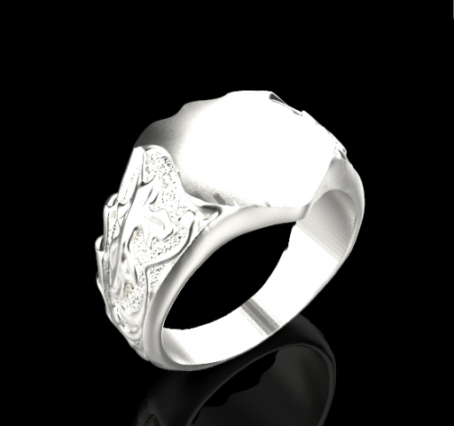 Man ring 734 3Dプリントモデル .c4d .max .obj .3ds .fbx .stl .blend 
