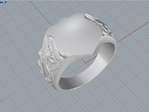 Man ring 734 3Dプリントモデル