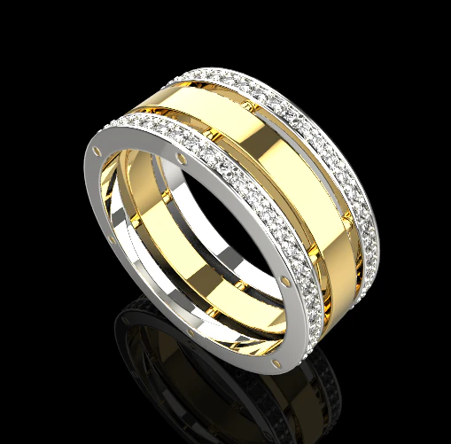 Ring 738 005 3D Print Model .c4d .max .obj .3ds .fbx .stl .blend 