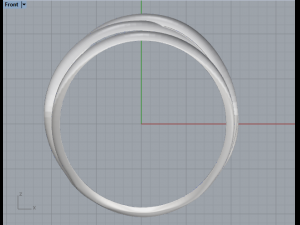 Ring 739 005 3Dプリントモデル