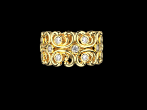 Wedding Rings 742 003 3D-printmodel