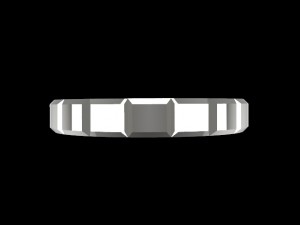 Wedding Rings 742 003 3D Baskı Modeli