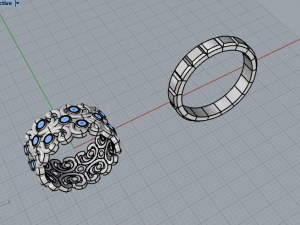 Wedding Rings 742 003 3D Baskı Modeli