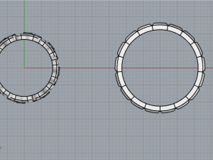 Wedding Rings 742 003 3D Baskı Modeli