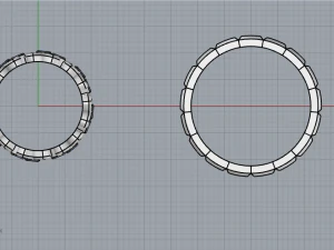 Wedding Rings 742 003 3D Print Model