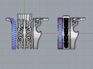 Wedding Rings 749 021 Modello di stampa 3D