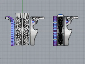 Wedding Rings 749 021 3D Print Model