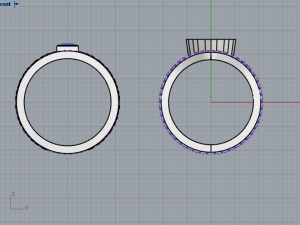 Wedding Rings 749 021 Modello di stampa 3D