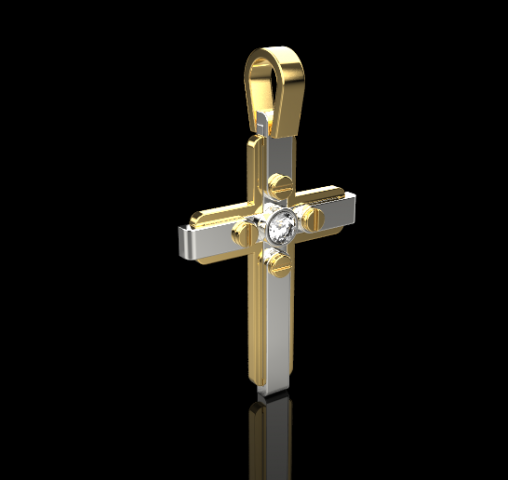 Cross 750 010 3D Print Model .c4d .max .obj .3ds .fbx .stl .blend 