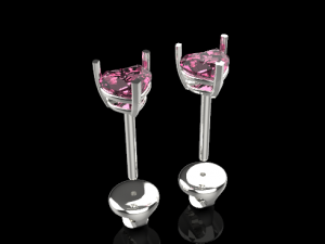 Earrings heart 754 3D Print Model