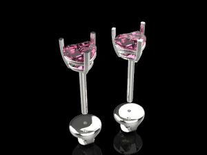 Серьги сердце 754 3D Принт Модель