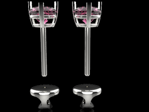 Earrings heart 754 3D 打印模型